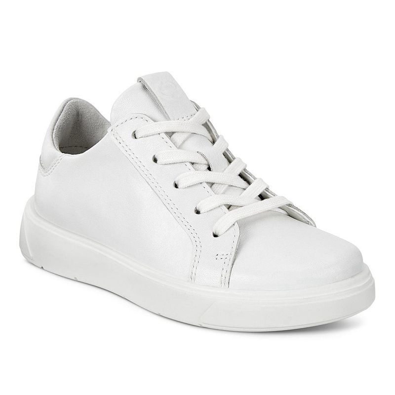 Kids Ecco Street Tray K - Sneakers White - India KHQOAS456